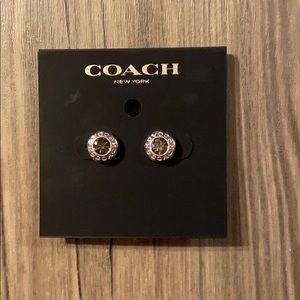 Brand new coach earrings